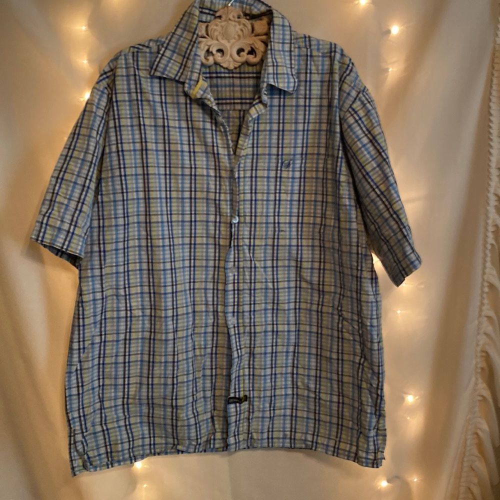 South Pole button down